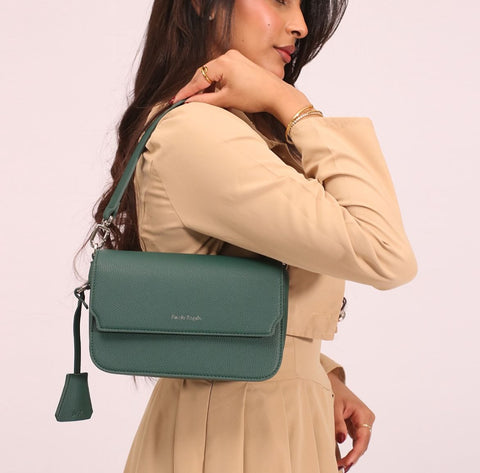 Fascin Green Flap Bag Fascin Green Flap Bag