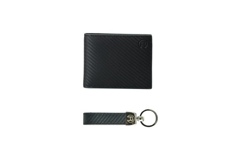 Black Carbon Wallet - Set Of Two