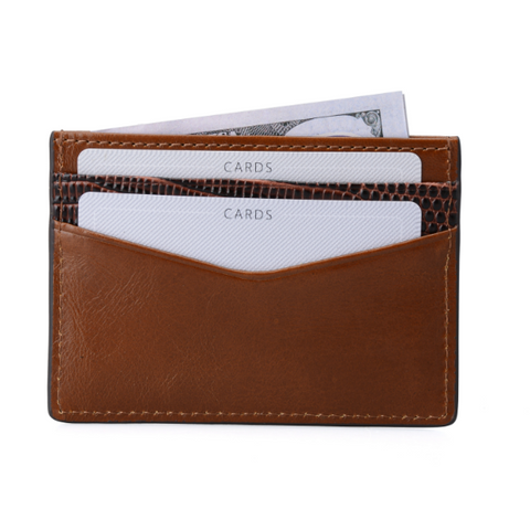 Brown Lizard Cardholder