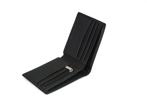 Black Men Zip Wallet