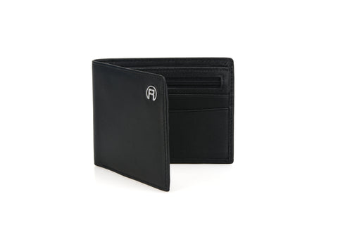 Black Men Zip Wallet