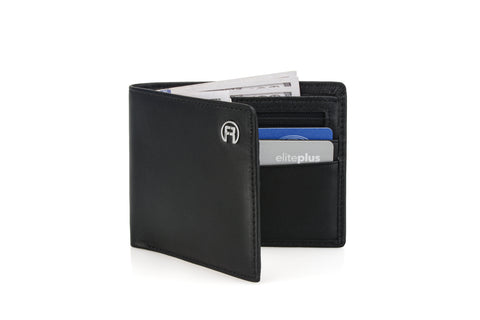 Black Men Zip Wallet