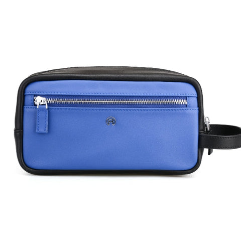 Blue & Black Dopp Kit