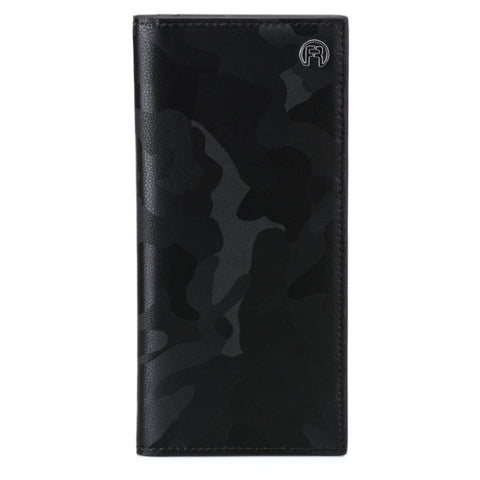 Black Camouflage Long Wallet