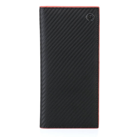 Carbon Red Long Wallet