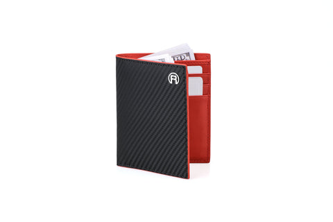 Carbon Red Slim Wallet